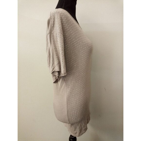 Inc. International Concepts Grey Silver Bling Tee Size Small - Picture 4 of 7